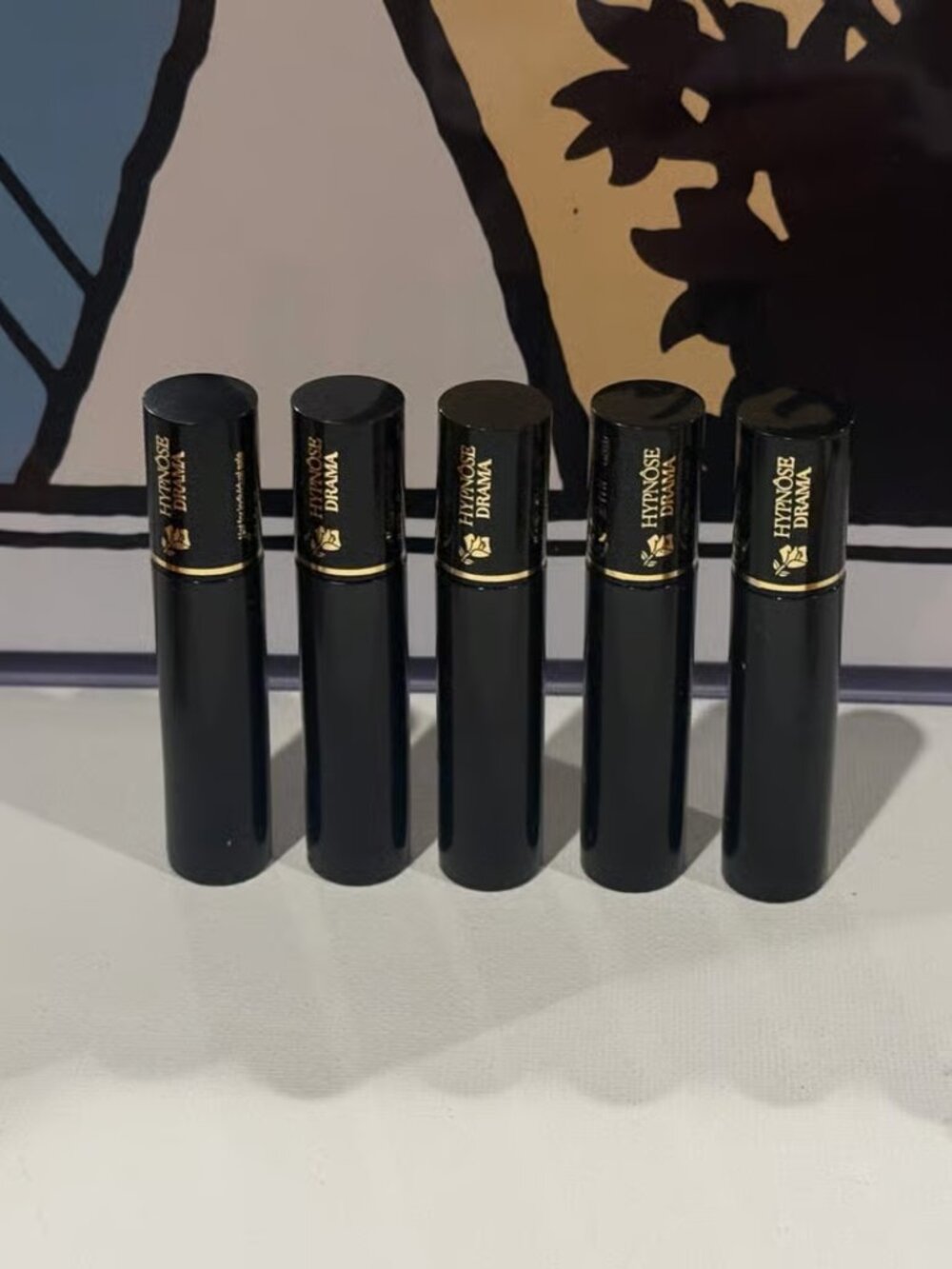 5 Lancôme Mascara ( Hypnose Drama ) Excessive Black travel size new